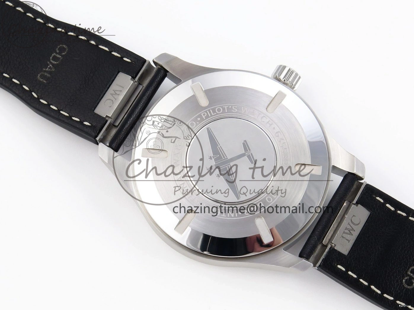 MIROTIME 1231 Pilot Mark XX IW328203 ZF 1:1 Best Edition Blue Dial on Dark Blue Leather Strap A Snug 7024